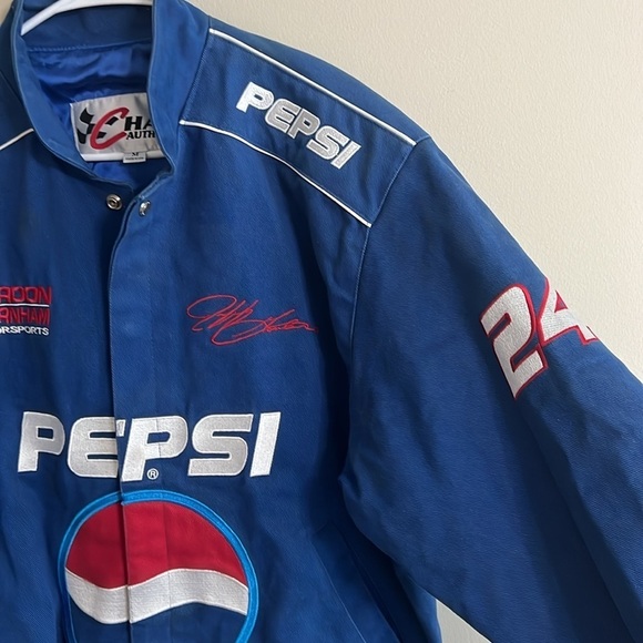 Vintage Pepsi Jeff Gordon SIGNED Chase Authentics Nascar Racing Jacket - Picture 5 of 12